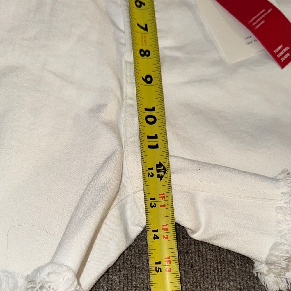 Lovervet Women's White Frayed Denim Shorts - Picture 7 of 8